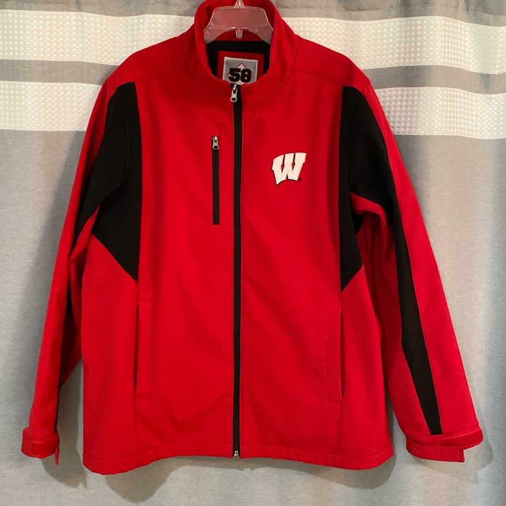 Mens Wisconsin Badger Medium-weight Jacket XL